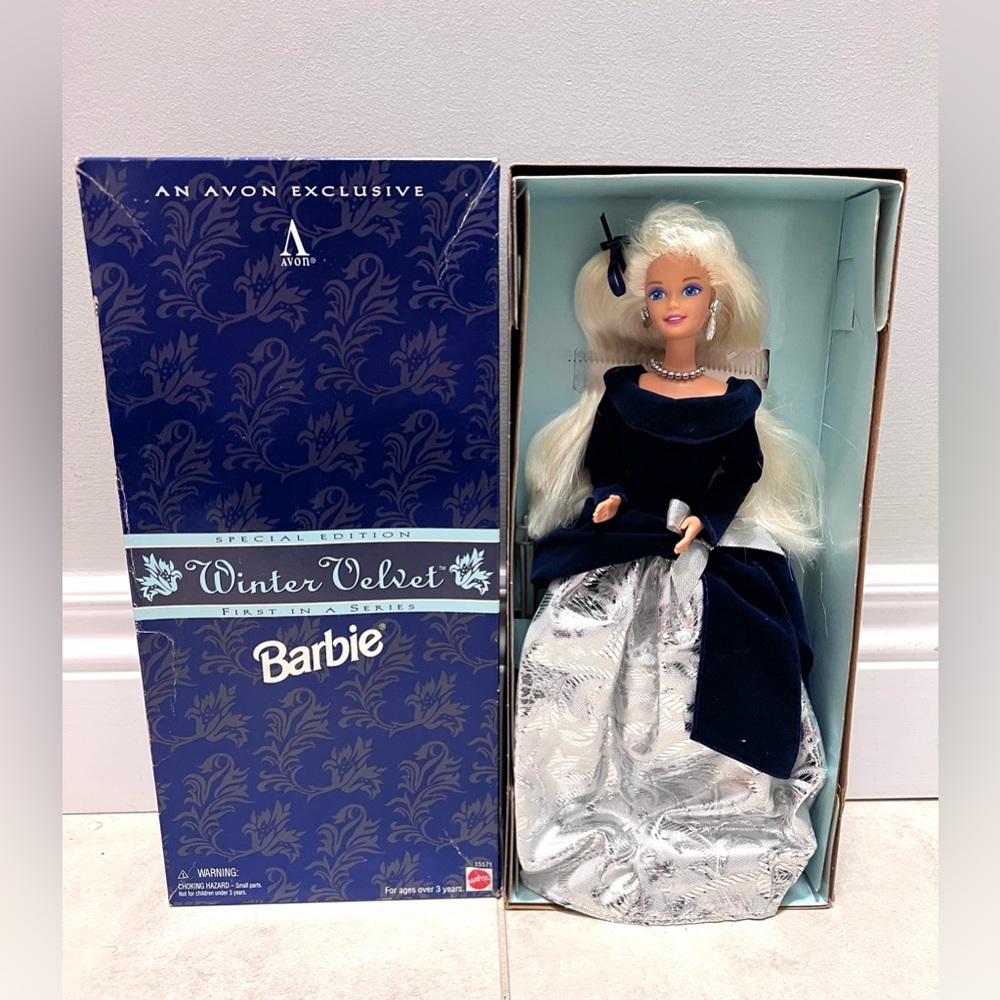Winter Velvet Barbie - Avon Exclusive